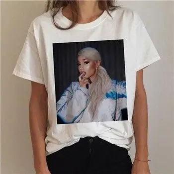Sieviešu Ariana Harajuku Smieklīgi Tshirt Meitene Ulzzang Grafikas 90s T-krekls Vasaras Smieklīgi Druka T Kreklu,Piliens Kuģis