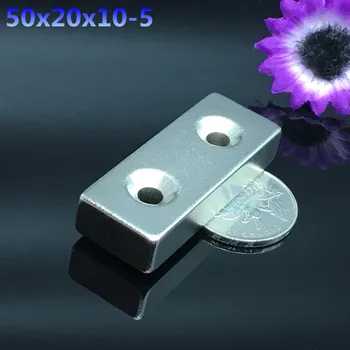 Bezmaksas Piegāde 1gb N35 50x20x10 mm Bloka magnēts Spēcīgs Neodīma Magnēts 50*20*10 DIY taisnstūra paralēlepipēdu retzemju Magnēts
