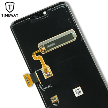 LCD LG G8 ThinQ/G8S ThinQ LCD displejs Ar Touch Stikla Digitizer Rāmja Montāžas nomaiņa Par LG G8 ThinQ LCD displejs