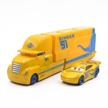Disney Pixar Automašīnām 3 Metāla Automašīnu Rotaļlietas Melnā Vētra Jackson Zibens McQueen Curz Mack Smago Automašīnu Karikatūra Skaitļi Modelis Rotaļlieta Puika Dāvanu