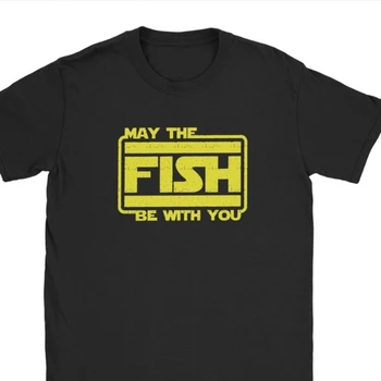 Vīriešiem, Topi, T Krekls Zivju Būt Kopā Ar Jums Smieklīgi Fitnesa Bass Ledus Zivis Fisher Tees Apkalpes Kakla Kokvilnas Vasaras T-Krekls Camisas