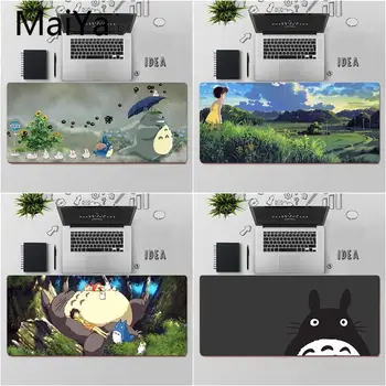 Maiya augstākās Kvalitātes Mans Kaimiņš Totoro Anime DIY Dizaina Modelis Spēle peles paliktnis Bezmaksas Piegāde Liela Pele Pad Klaviatūras Mat