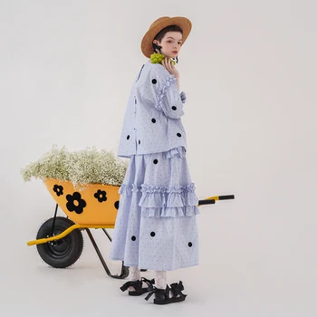 Imakokoni mazās zemeņu zili svārki, oriģināls dizains, personības vienkāršu sieviešu svārki 20 Xia Xin 202916