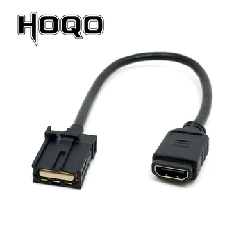 High Speed HDMI 1.4 E Tipa Vīriešu Tipam, Sieviete, Video, Audio Vads 0,3 m Autobūves Savienojumu Ballu Sistēmas Savienotājs