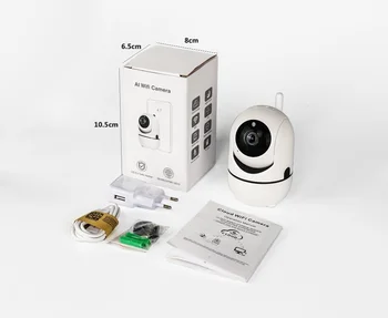 Tuya Wifi Kameru, 1080P Bezvadu Infrasarkano Anti-Theft Ip Kamera Nakts Redzamības Inteliģentās Izšķirtspējas Novērošanas Kamera Smart Home