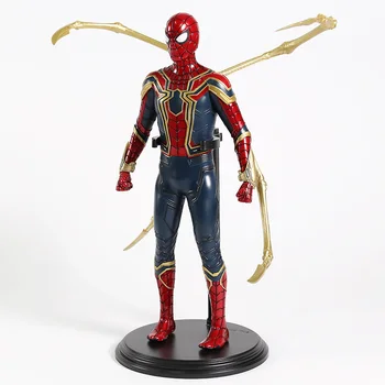Avengers Dzelzs Spider Zirnekļcilvēka Thor Captian America, Iron Man 1/6 Mēroga PVC Rīcības Attēls Kolekcionējamus Modelis Rotaļlietas