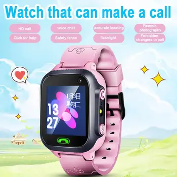 Ūdensizturīgs Kids Smart Watch SOS Antil-zaudēja Smartwatch Bērnu 2G SIM Kartes Pulksteņa Zvanu Atrašanās vietas Noteicējs Smartwatch Bērniem