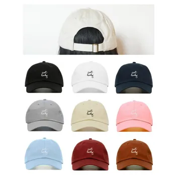 Modes vīriešu beisbola cepure vēstuli izšuvumi tētis cepuri hip hop cepures regulējams sievietēm saules cepure sporta golfa cepures gorras pielāgojamu