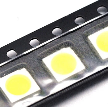 1000PCS x 5050 RGB Balts Silti Balts, Neitrāli Balts, Sarkans Zaļš Ledus Zila, Dzeltena, Violeta, Rozā 5050RGB Ultra Spilgti SMD LED Diodes