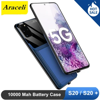 Araceli 10000 Mah Samsung Galaxy S20 S20 + Plus Akumulators, Somiņa Lādētājs Gadījumā Power Bank S20 Plus Akumulatora Korpusa