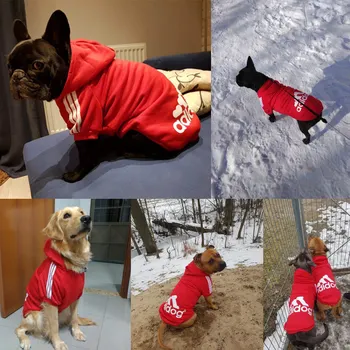Suņu Apģērbu pelēkā vārna Mājdzīvnieki Kaķis Apģērbs Ziemas Mopsis Mazās Drēbes Pet Dogs Buldogs Suns pelēkā vārna Ziemas Drēbes Pet Piegādēm CL0001