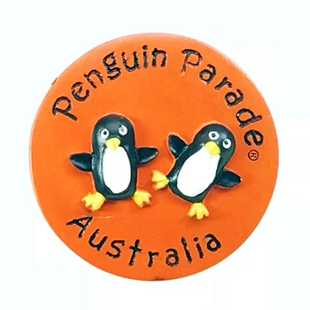 Roku apgleznoti Pingvīns Island, Austrālija 3D, Ledusskapis Magnēti Ceļojumu Suvenīri Ledusskapis Magnētiskās Uzlīmes, Mājas Dekoru