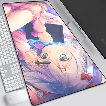 Cute meitene animācija lielu spēli, animāciju, divdimensiju mouse pad klaviatūras paliktni, galda paklājiņš