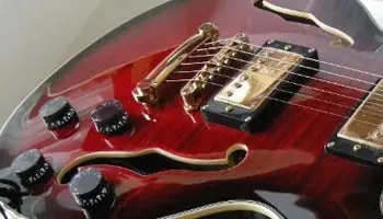 Ķīna ģitāra rūpnieciski pielāgotu Jauno hollow body Elektriskā ģitāra, Vīna sarkanā krāsa Džeza ģitāra Zelta aparatūras bezmaksas piegāde