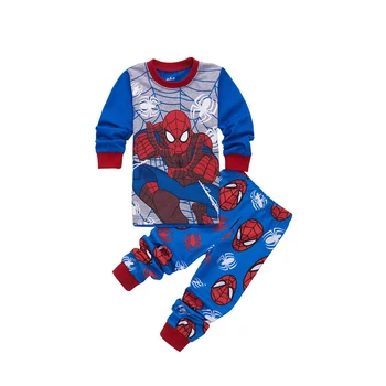 Bērniem Spider Komplekti Automašīnām Zēni Elza Anna Karikatūra Izdrukāt Naktsveļu Meitenes Ģimenei, Pidžamas Bērniem Drēbes Sleepwear Bērnu Pidžamas