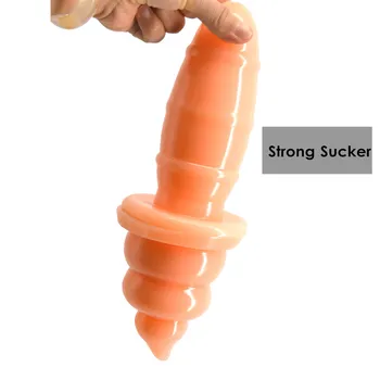 FAAK Liels Anālais Plug piesūcekni mezgls veicināt Anālās seksa rotaļlietas butt plug anālais dildo pieaugušo seksa produkti masturbēt flirts seksa veikals