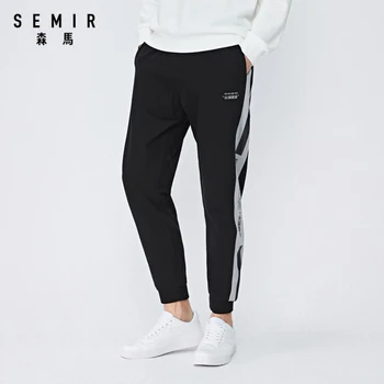 SEMIR Gadījuma bikses vīriešu rudens jaunas sporta bikses korejas tendence vīriešu bikses svītrainām aizsargs vīriešiem gadījuma bikses