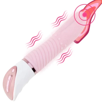 10 Ātruma Mēle, Vibrators Sieviešu Masturbācija Klitora Stimulators Orālo Seksu G Spot Vibrācijas Massager Pieaugušo Seksa Rotaļlietas Sievietēm