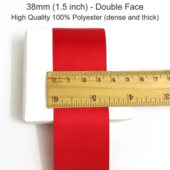 1.5 Collu 38mm Double Face Satīna Lentes Lentes Polyester Dubultā Novietotās Lentes Augstas Kvalitātes Kāzu Amatu Lokus, Padarot #961798