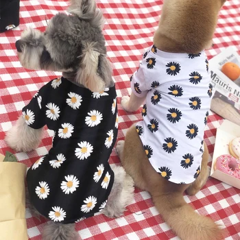 Modes Pet Suņu Apģērbu Vasaras T-Krekls Pet Apģērbi Suņiem, Kaķu, Vestes Maziem, Vidējiem Suņiem Drēbes Čihuahua Kucēns Buldogu Krekls
