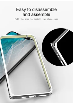 Luksusa Alumīnija Metāla Rāmis Tālrunis Triecienizturīgs Lietā par iPhone 11 12 Mini Pro, Max Ūdensizturīgs Apvalks Vāciņu