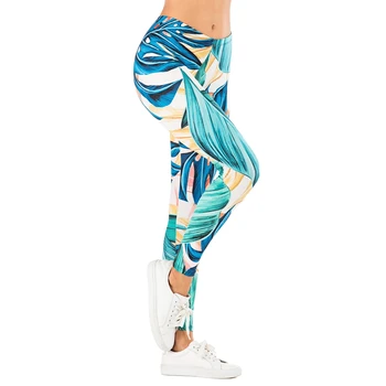 Sieviešu Sexy Legging Komiksu džungļu Drukāšanas Fitnesa leggins Modes Slim legins Mīksts un elastīgs Stulpiņi Sieviete Bikses
