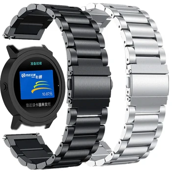 18MM 20MM 22MM Siksnu Ticwatch Pro/E2/S2 Smart Watch Band Aizstāt Nerūsējošā Tērauda Siksnas TicWatch E Tic Skatīties 2 C2 Correa