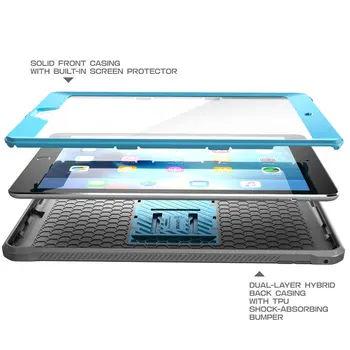 SUPCASE iPad 9.7 Gadījumā (2018/2017) lieljaudas UB Pro Pilna Ķermeņa Izturīgs Aizsardzības Gadījumā ar iebūvēto Ekrāna Aizsargs