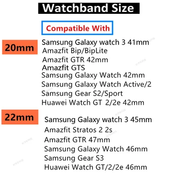 Siksna Par Samsung Galaxy skatīties Active 2 Active2 40mm 44mm Smart skatīties Piederumi, Rezerves Aproce Joslas Galaxy aktīvās 3
