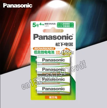 Panasonic, Augstas Veiktspējas AA baterijas 1500 reizes pārstrādes NI-MH Iepriekš uzlādēts HHR-3MRC/4B Bezmaksas Piegāde Uzlādējams Batte
