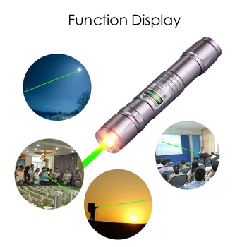 High Power zaļā Lāzera Rādāmkociņš medību lāzer taktiskā Lāzera redzes Pildspalvu 532 nm 5 mw 303 Dedzināšana laserpen Spēcīgs laserpointer