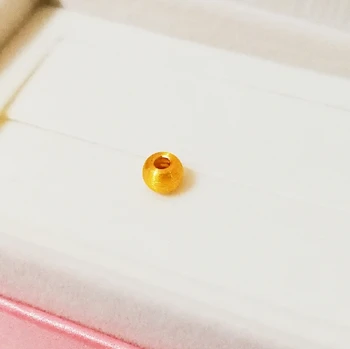 1GB Zelta Matēta Apdare Kulons Rotaslietas Meitene, Sirds 3D Grūti Gold Charms 999 Zelta Kulons Laimīgs Pērlīšu Rotaslietas Mazo Laimīgs