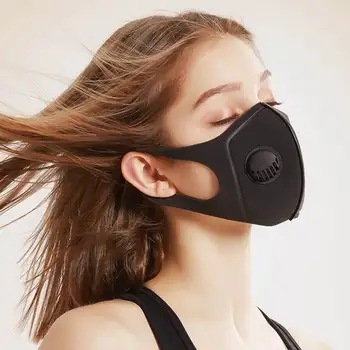 Sejas Maskas nepievelk putekļus Aukstā izturīgs Mazgājams Anti-haze Āra Sporta Elpošanas Vārsts PM2.5 Filtrācijas Ātrums 92.5% Antibakteriāla Maska