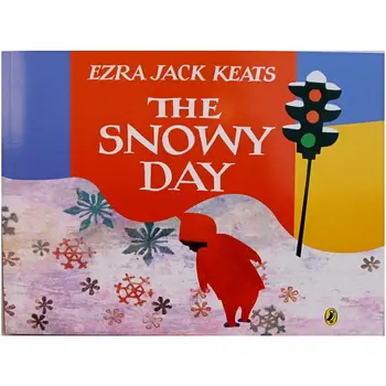 Sniega Dienu, Ko Ezra Jack Keats Izglītības Angļu Attēlu Mācību Grāmatu Kartes Stāstu Grāmata Par Bērnu Bērni Bērniem Dāvanas