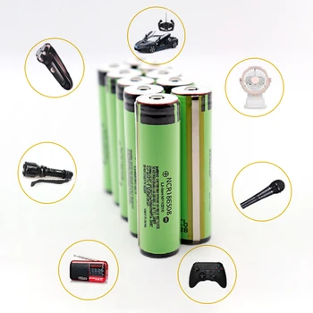 3.7 V 18650 3400mAh NCR18650B litija baterijas, ar PCB bateriju akumulators, mikrofons iebūvēts, atkārtoti uzlādējams akumulators