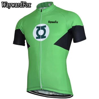 2017 Jaunu Zaļš krekls ar velosipēdu džersija ar īsām piedurknēm cilvēks, velosipēdu apģērbs, velosipēdu valkāt ropa ciclismo maillot Ātri Sausas velosipēdu krekls