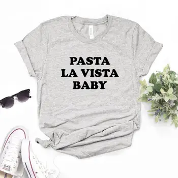 Makaroni La Vista Baby Drukāt Sieviešu Tshirts Kokvilnas Gadījuma Smieklīgu t Kreklu, Lai Dāma Top Tee Hipster 6 Krāsu Piliens Kuģa NA-778