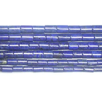 10x6,12x9mm Diezgan Lapis Lazuli Caurules Formas Zaudēt Krelles 15