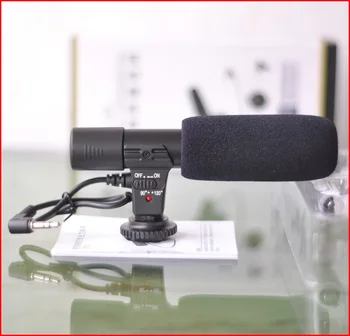 3.5 mm Ierakstīšanas Mikrofons ar DV Digitālo Video Kameru, Studio Stereo Videokamera SLR Kameras