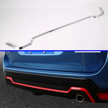 Par Subaru Forester SK 2018 2019 Rotā Piederumi ABS Aizmugurējā Bufera Buksēt Aizsargs Aizsargs Plāksnes piederumi Apdares