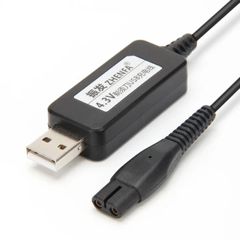 USB Plug Kabeli A00390 Elektrisko Adapteri Strāvas Vadu Lādētājam Philips Skuvekļi QG3320 QP2520 QP2530 QP2630 Pro QP6510 QP6520
